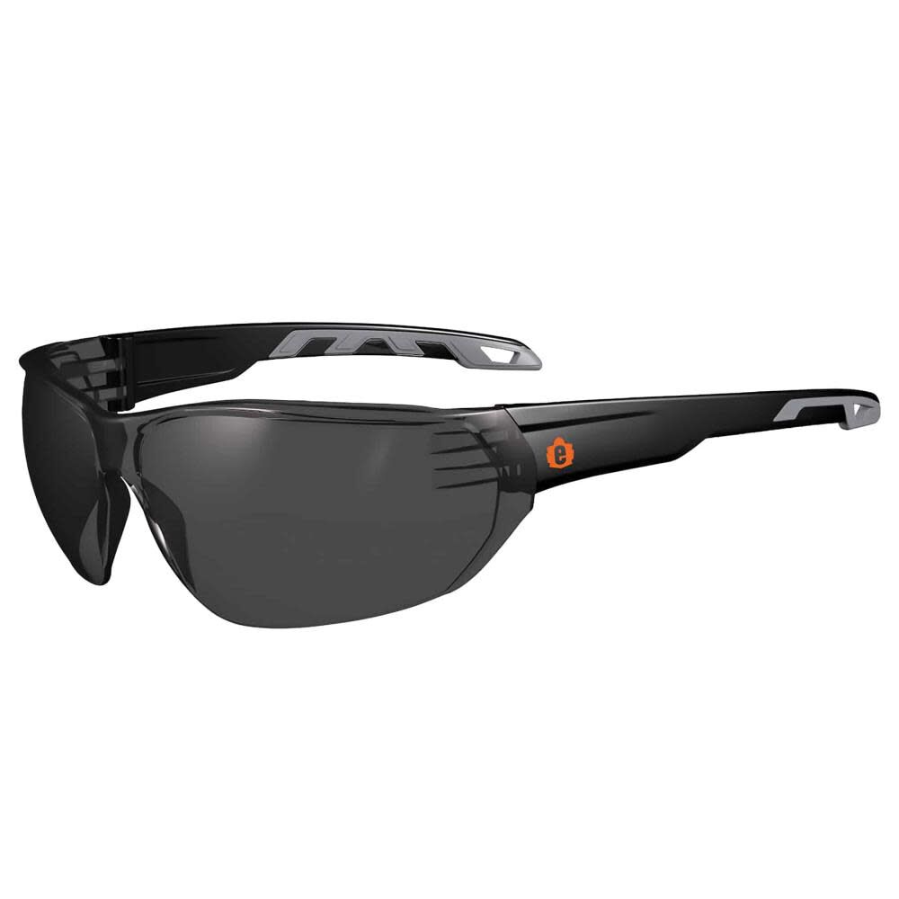 Ergodyne Safety Glasses Anti Fog Smoke Lens Frameless