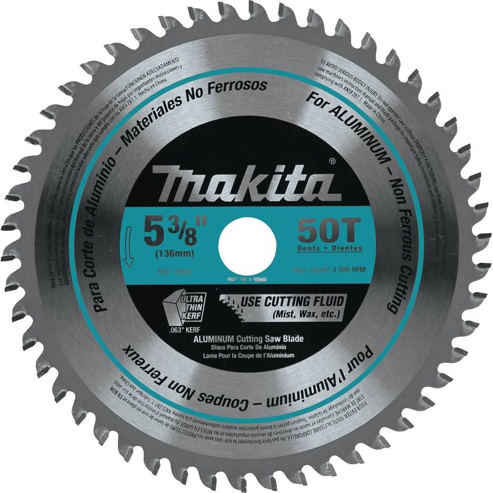 Makita 5-3/8 in. 50T Carbide-Tipped Saw Blade Aluminum