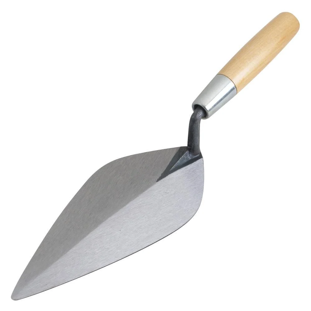 Kraft Tool Co 10 In. Narrow London Brick Trowel with Wood Handle