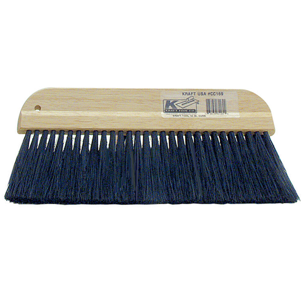 Kraft Tool Co 12 Inch Wood Curb Brush