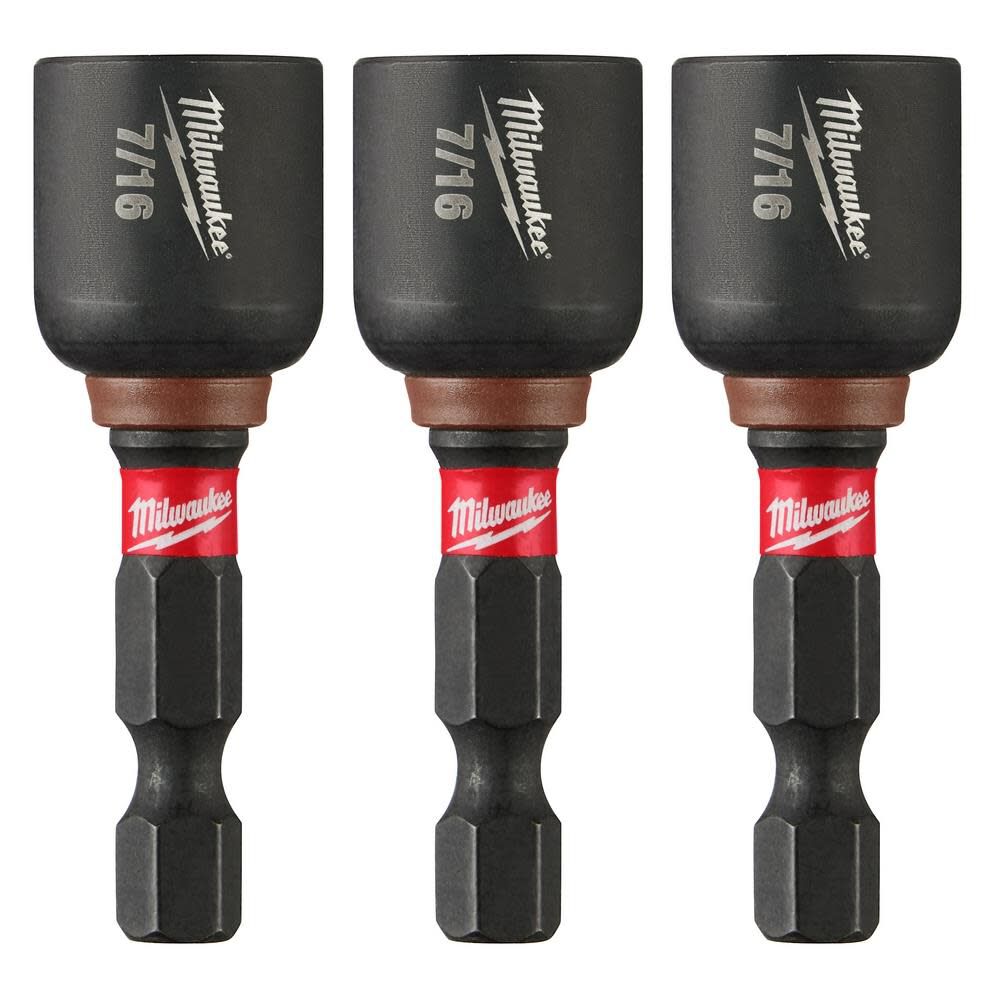 Milwaukee SHOCKWAVE 1-7/8 in. Magnetic Nut Driver 7/16 in.