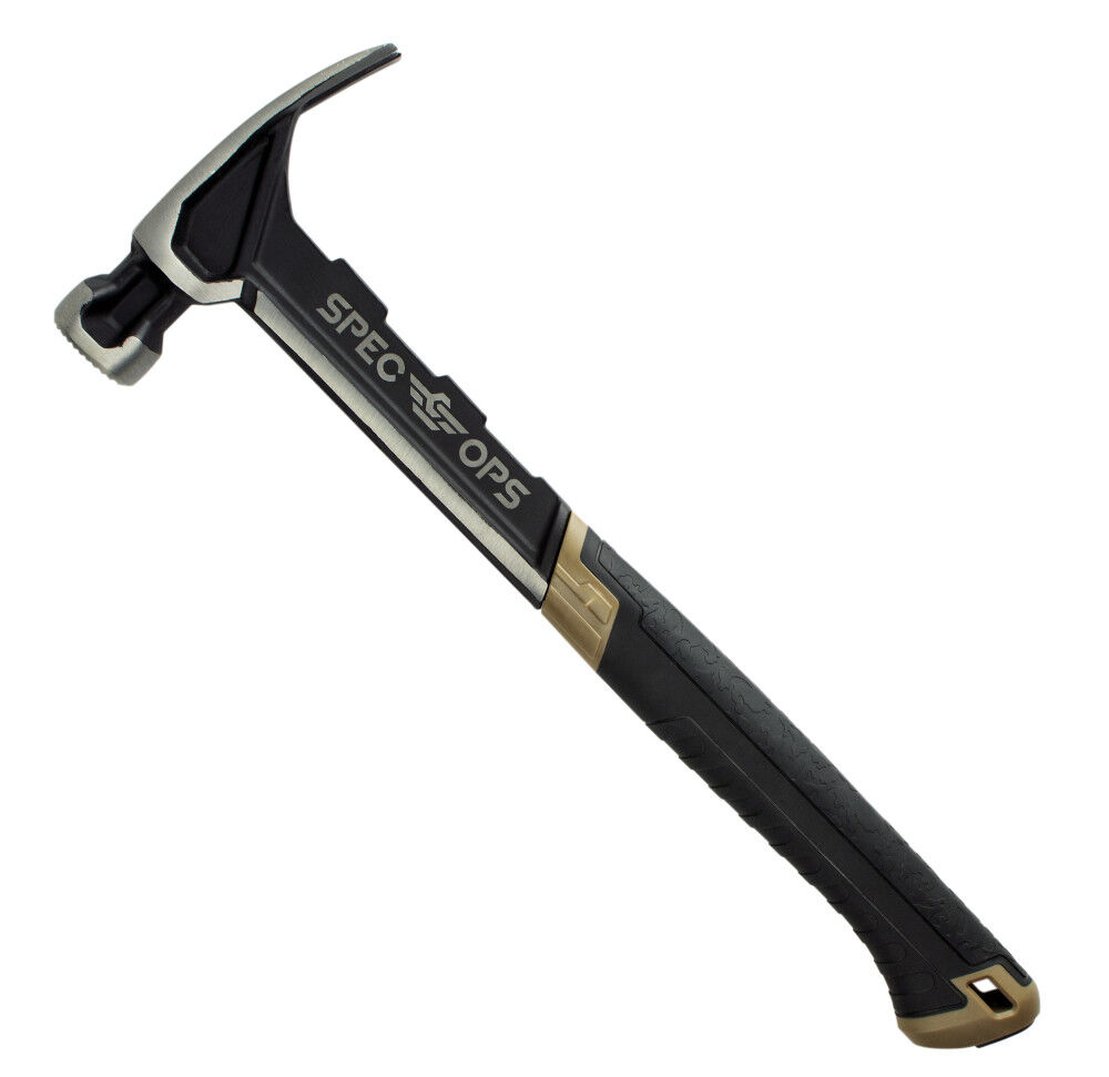 Spec Ops 22 Oz Milled Face Framing Hammer, Steel Handle