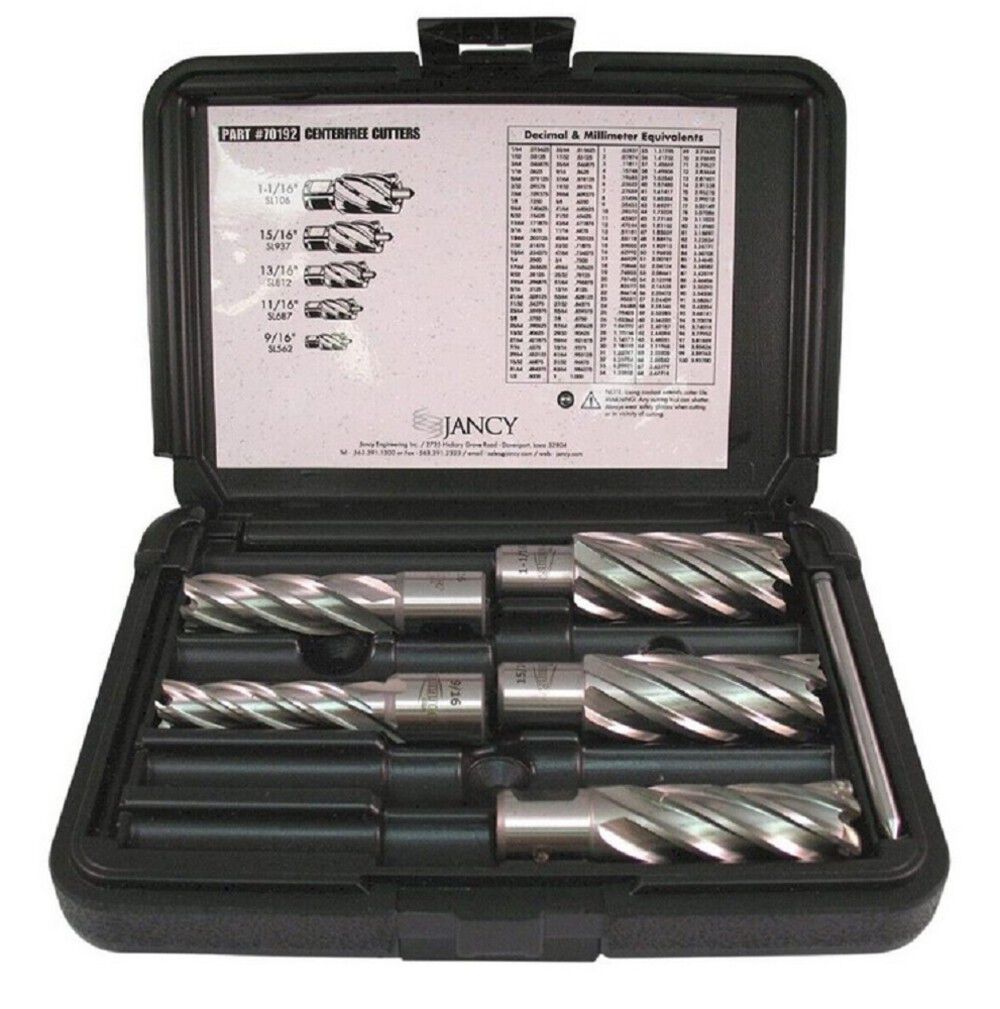 Fein HSS Annular Cutter Set 9/16 in to 1-1/16 in 2 in Depth 5pc