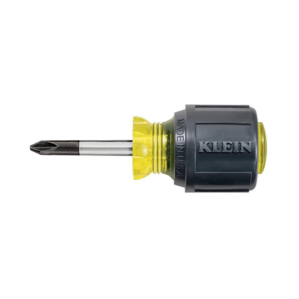 Klein Tools #2 Stubby Phillips Screwdriver 1-1/2inch