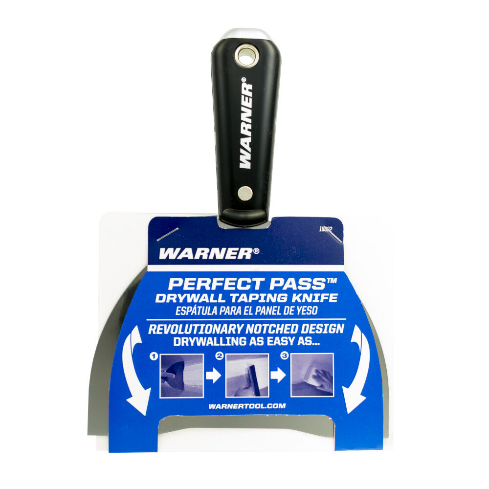Warner 6 Inch Perfect Pass Joint Knife with Plastic Nylon Handle