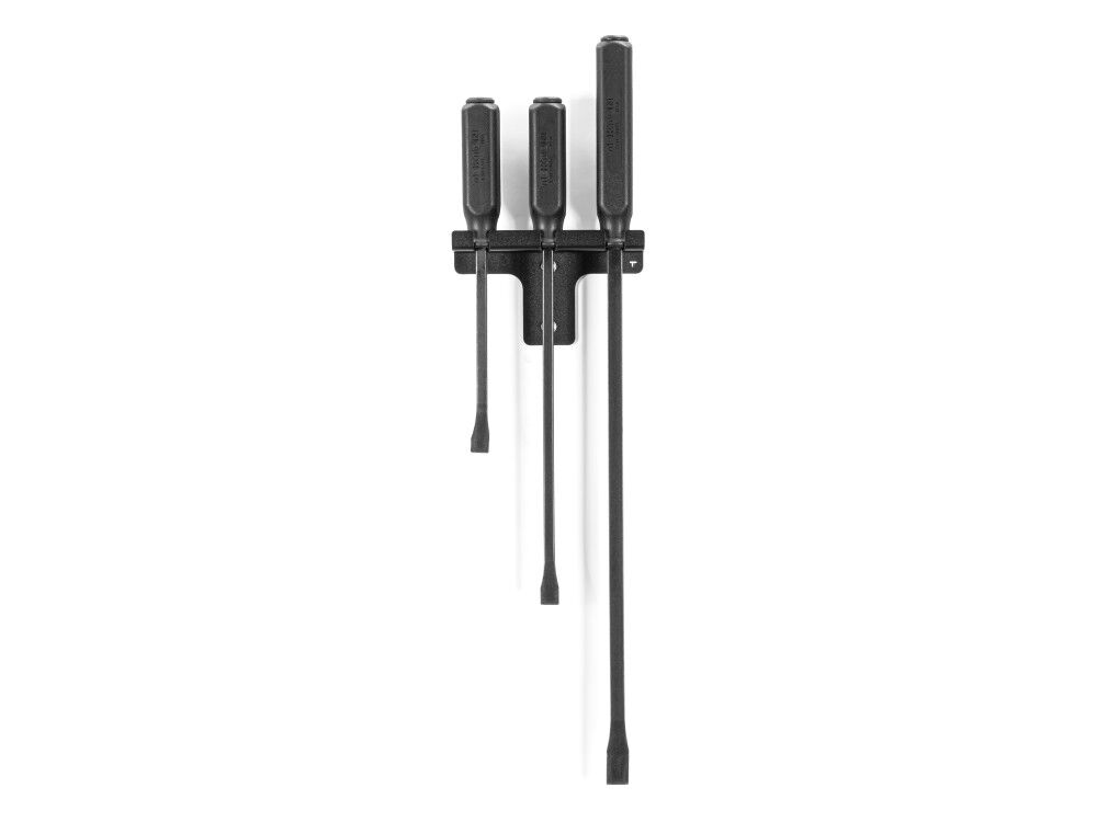 Tekton Angled End Handled Pry Bar Set, Wall Hanger, 12, 17, 25 Inch, 3 Pieces
