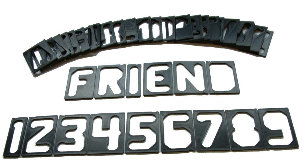 Milescraft 2-1/2 In. Letter Set