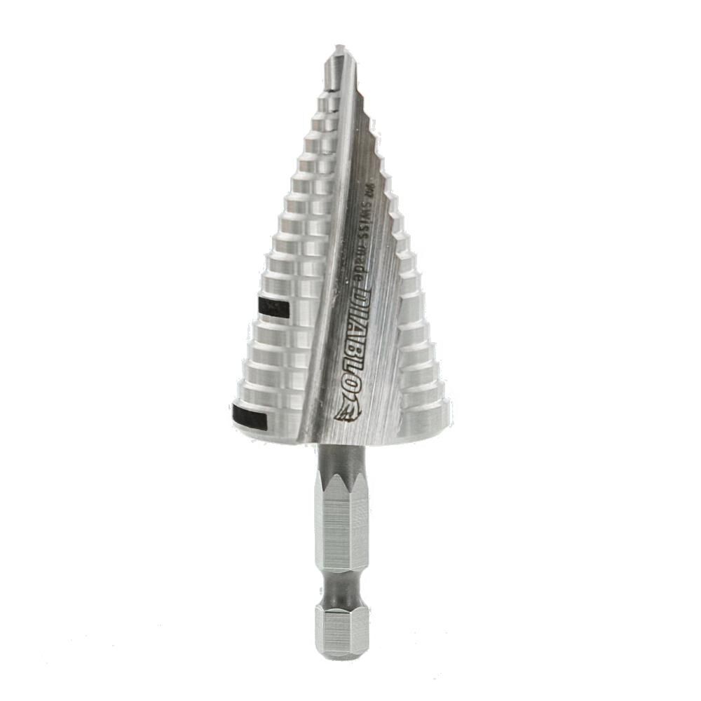 Diablo Tools 7/8in – 1-1/8in Impact Step Drill Bit (17 Steps)