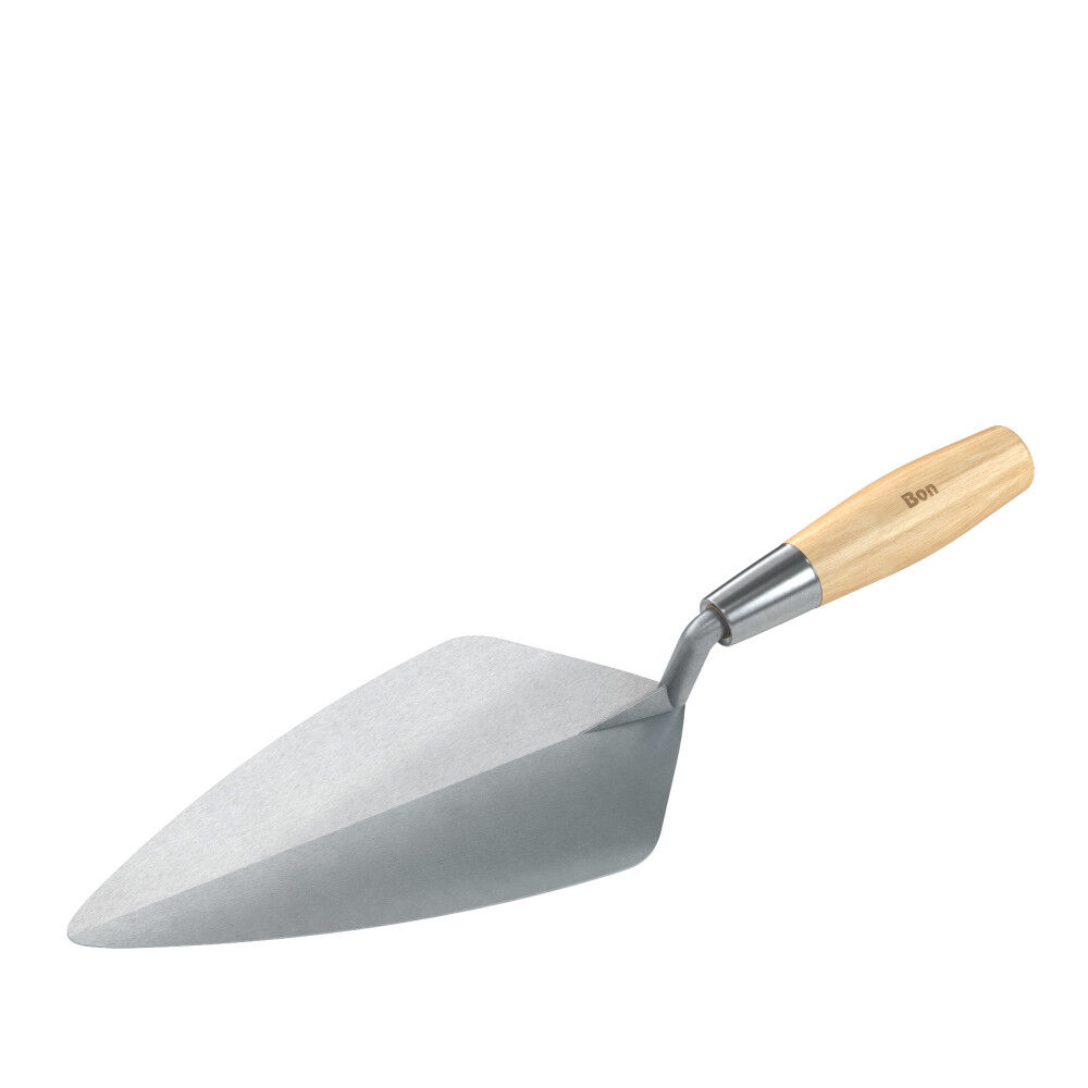 Bon Tool Brick Trowel Narrow London Forged 11 Inch with Wood Handle