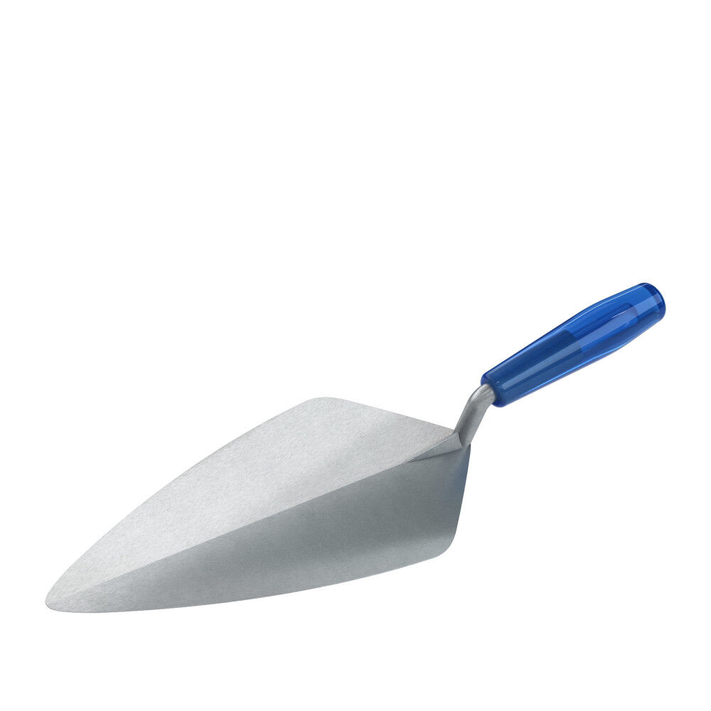 Bon Tool Brick Trowel Narrow London Forged 12 Inch with Plastic Handle