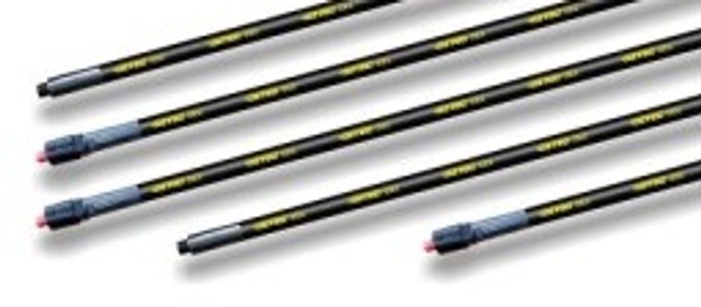 Oztec Industries 12 Ft. Carbon Steel/Neoprene Rubber Flexible Shaft for Vibrator