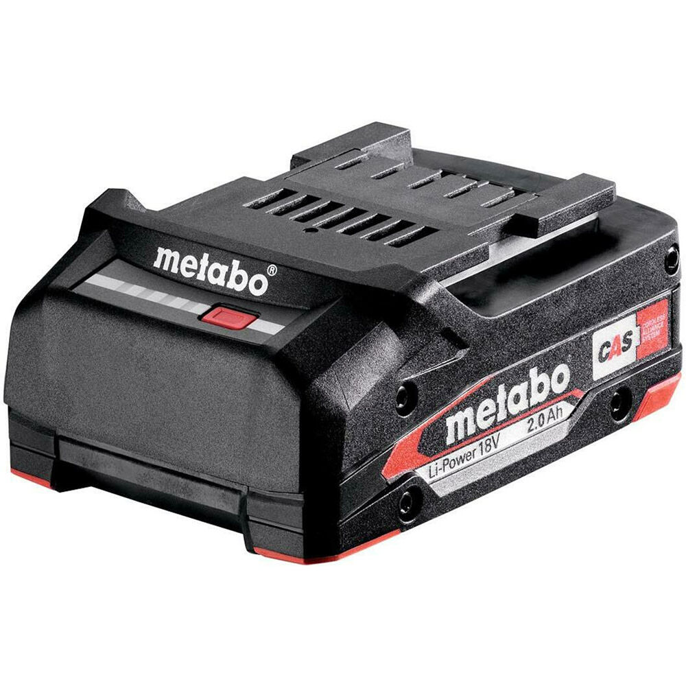 Metabo LiPOWER 18V 2Ah Lithium Ion Power Tool Battery Pack with Fuel Indicator