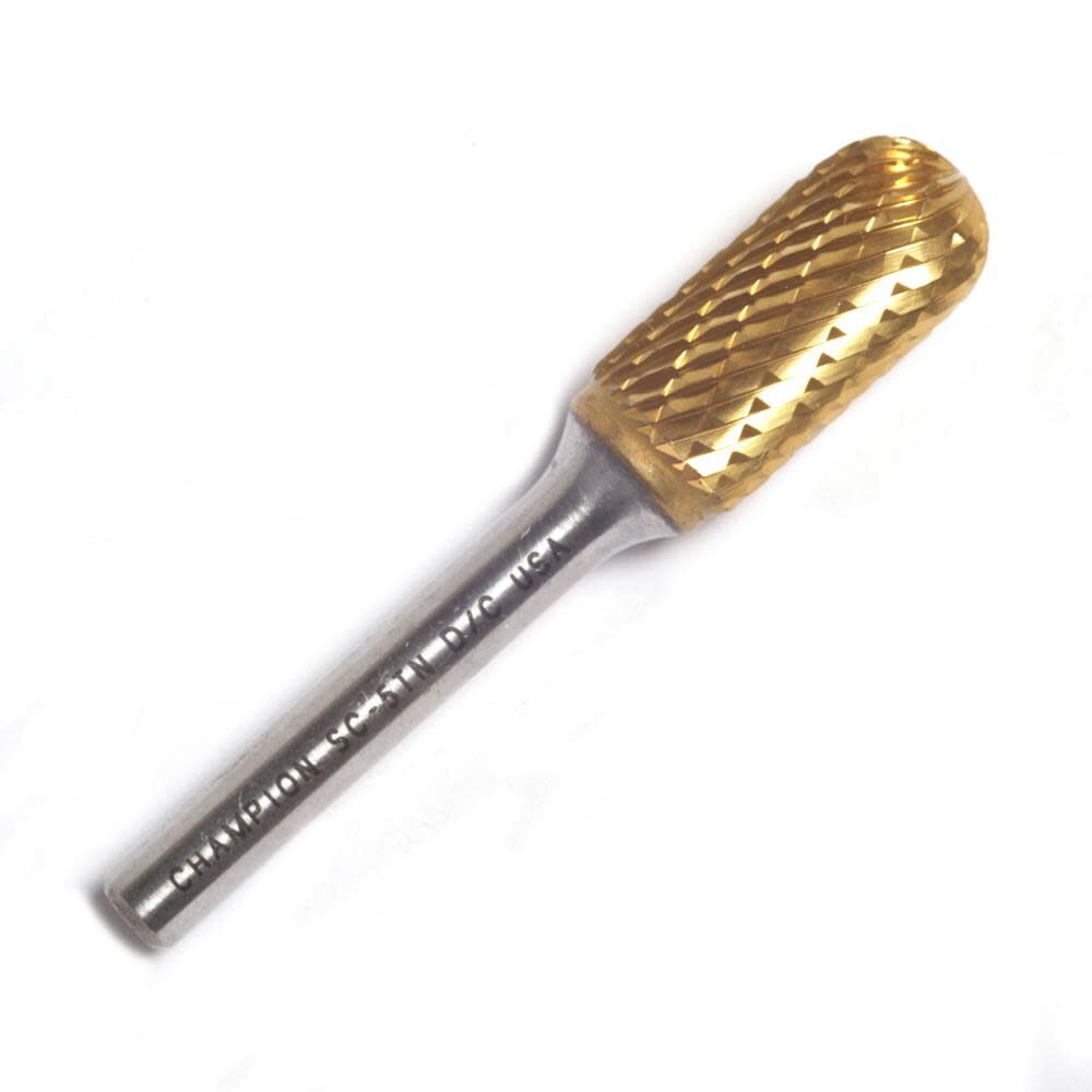 Champion Cutting Tool SC5 Double Cut TIN Carbide Burr