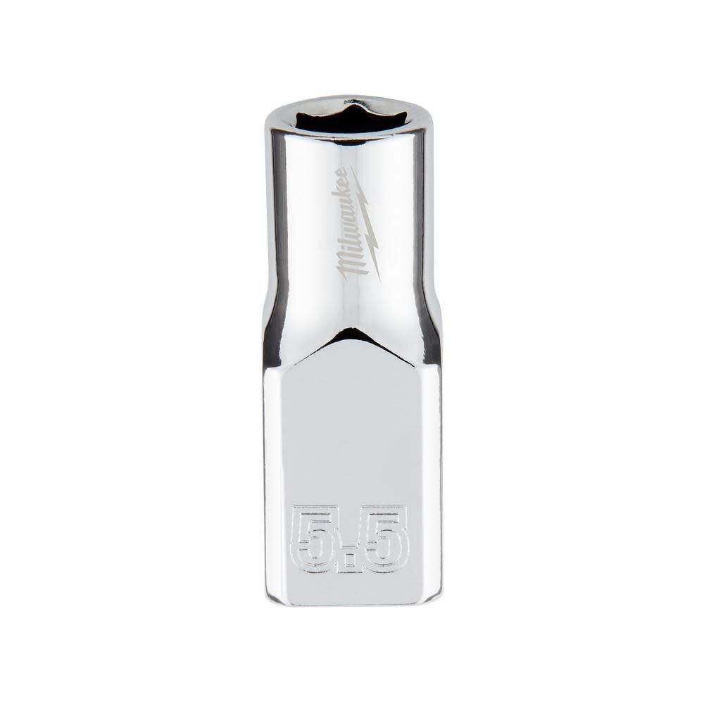 Milwaukee 1/4 in. Drive 5.5mm Metric 6-Point Socket