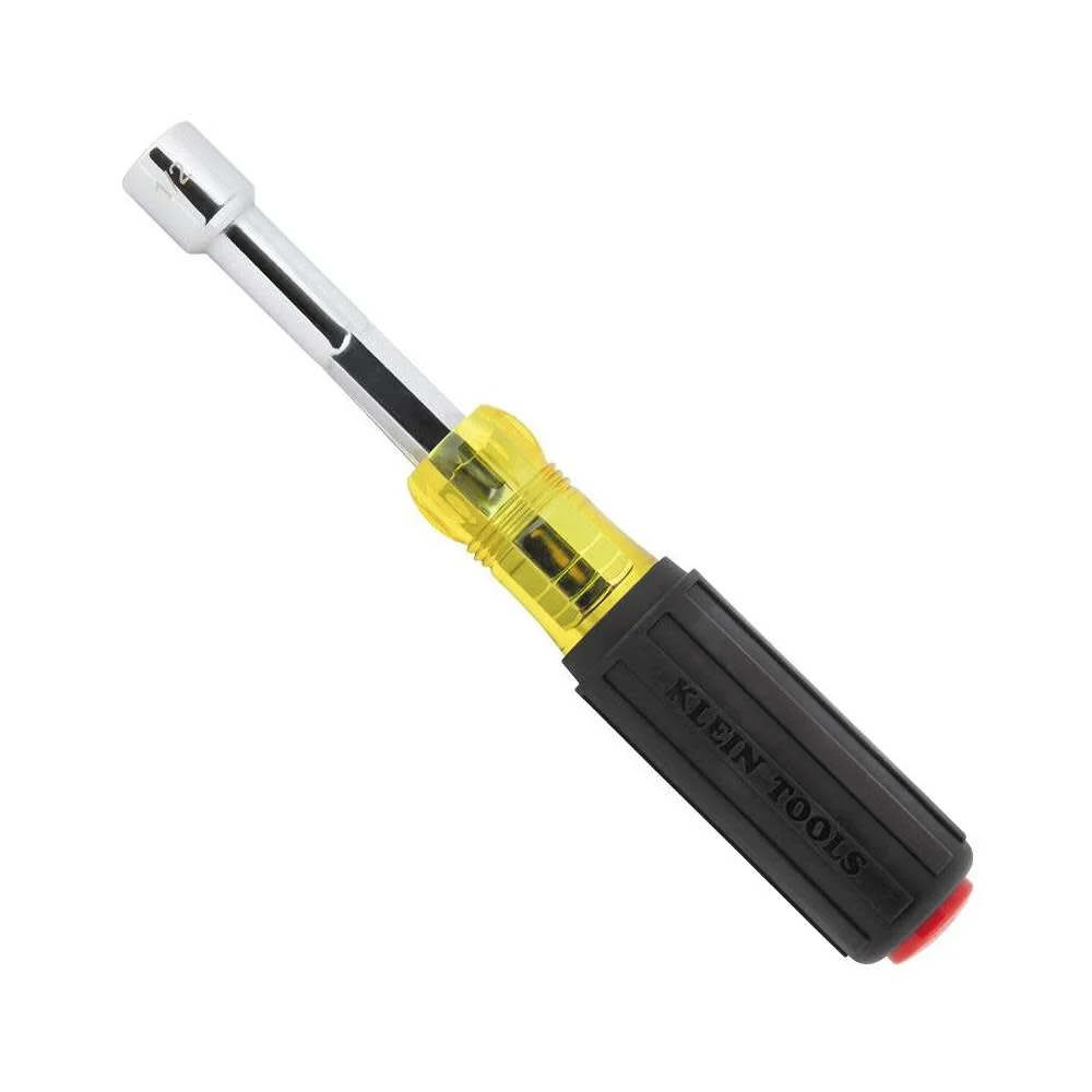 Klein Tools Color-Coded Hollow-Shaft Heavy-Duty Nut Driver, 1/2-Inch