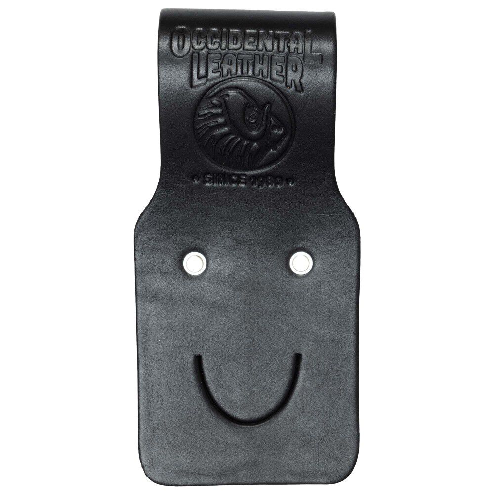 Occidental Leather Black 13-15 Oz Bridle Leather Single Spud Holder