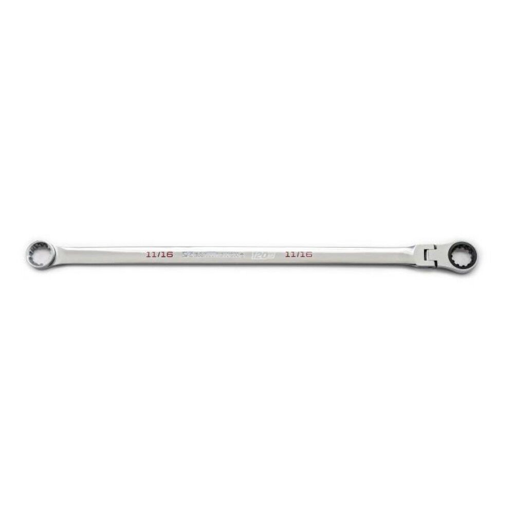 GEARWRENCH 120XP Universal Spline XL GearBox Flex Head Ratcheting Wrench, 11/16 Inch