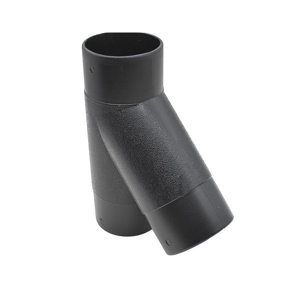 Big Horn 4 Inch Black Plastic Y Fitting For Hose Clamp