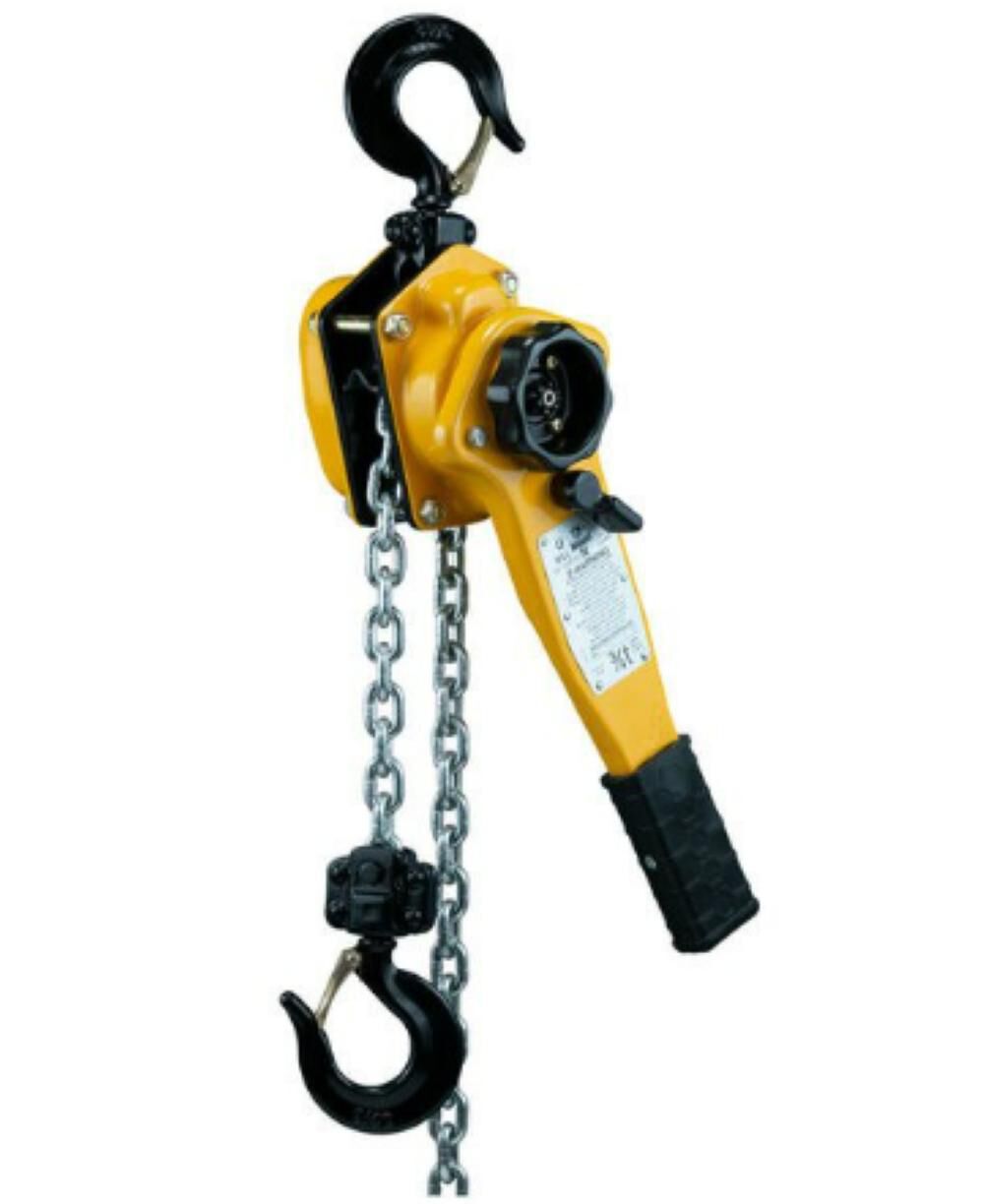 All Material Handling 3/4 Ton Lever Chain Hoist 20 Ft.Black Chain