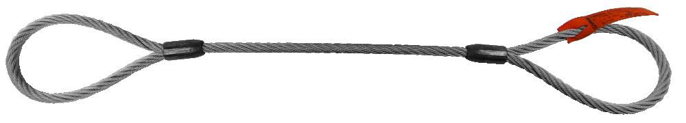Lift-All 1/2 In. x 8 Ft. EIPS IWRC Permaloc Eye & Eye Steel Wire Rope Sling