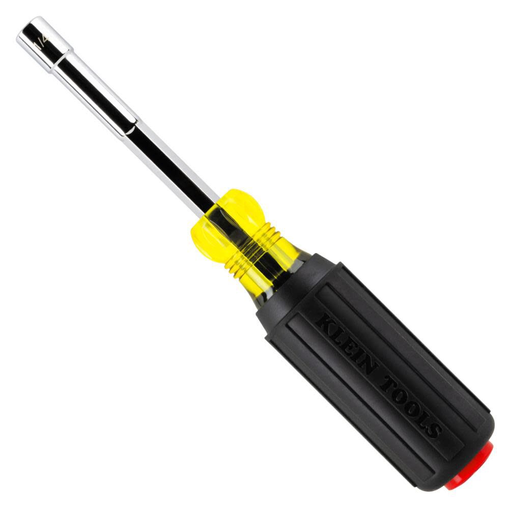Klein Tools Color-Coded Magnetic Nut Driver, 1/4 Inch