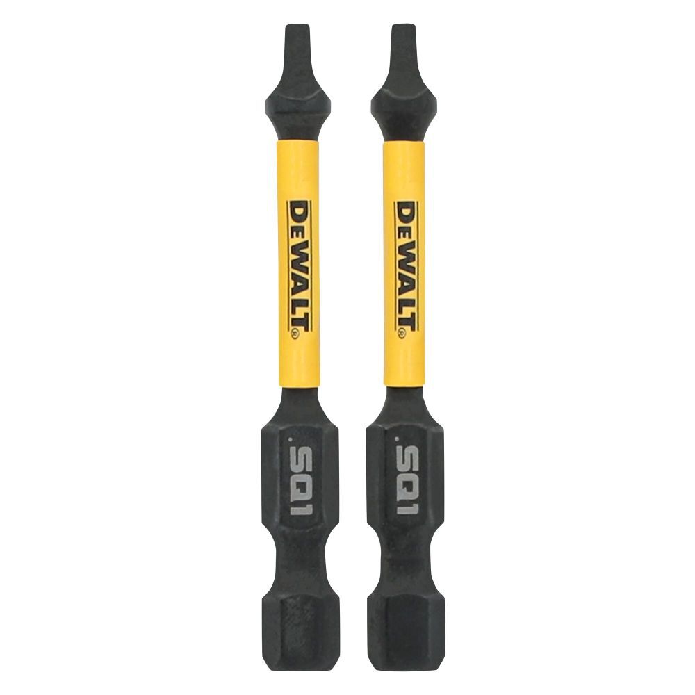 DEWALT Elite Series 2-1/4 Inch SQ1 Bits, 2 Pieces