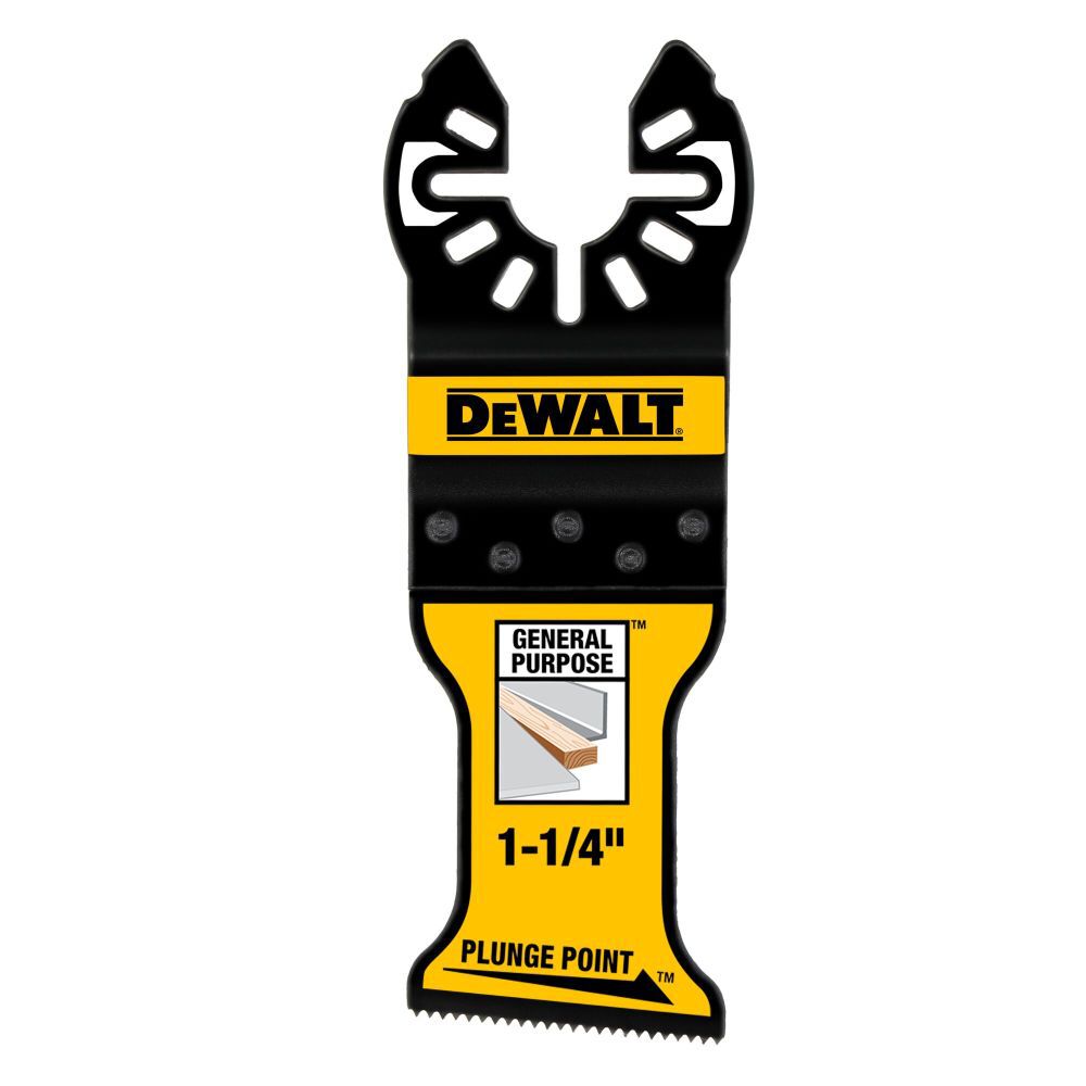 DEWALT Oscillating 1 1/4 Inch PLUNGEPOINT General Purpose Blade 3 Pack