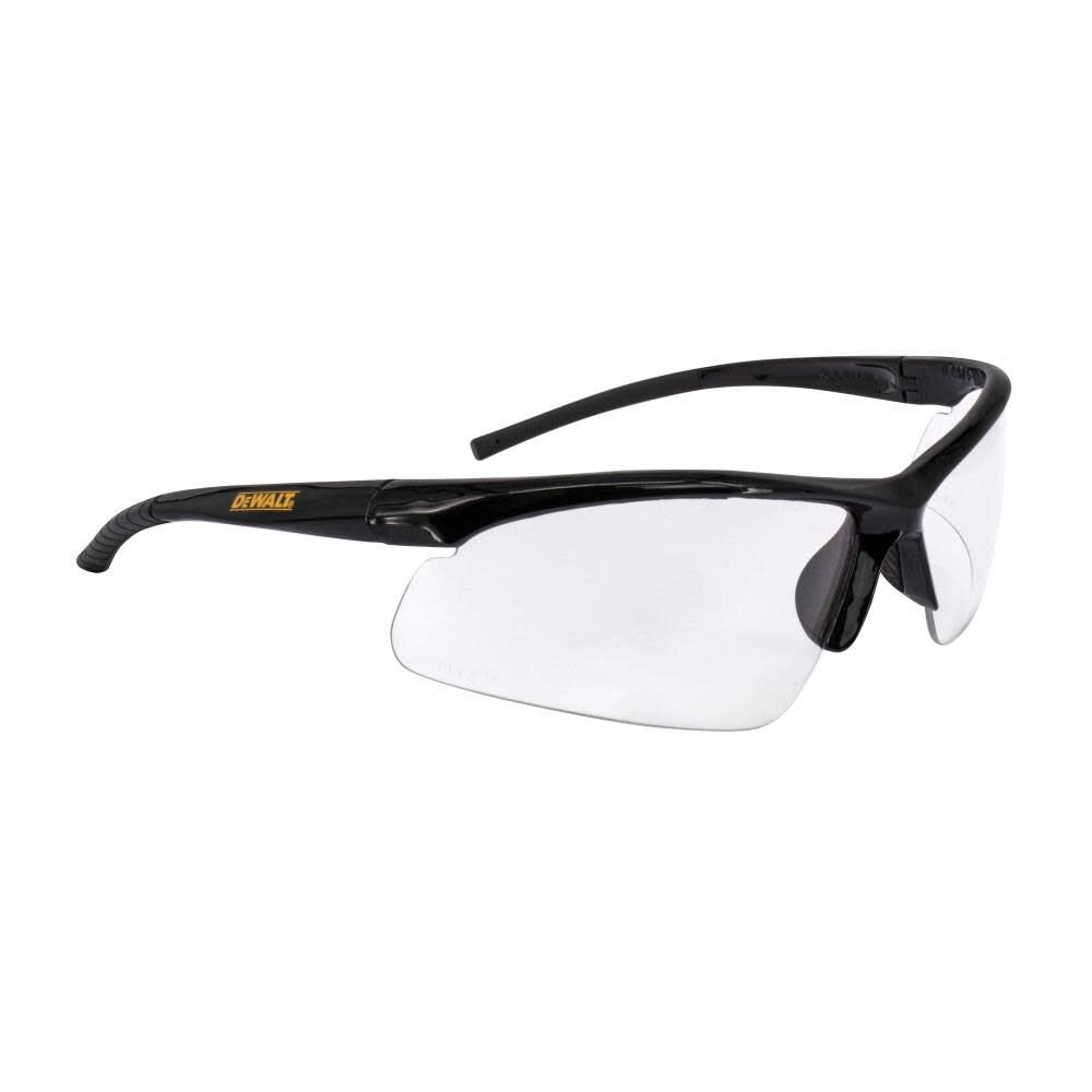 DEWALT DPG51 Radius Protective Eyewear – Black Frame – Clear Lens