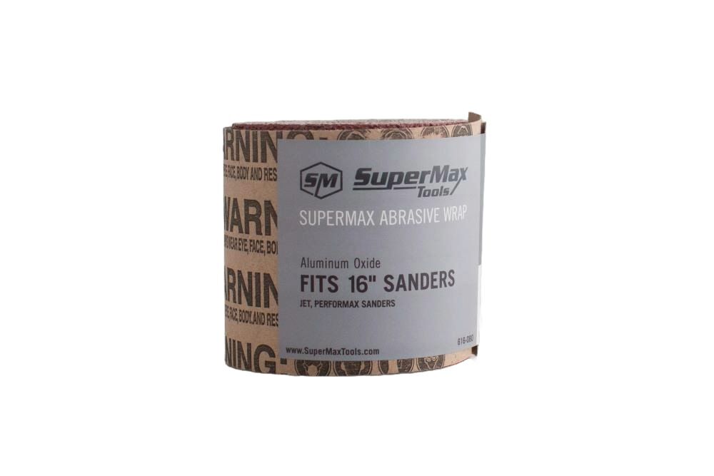Supermax Tools 24-Grit Individual Sandpaper Wrap for the 16 In. Drum Sander