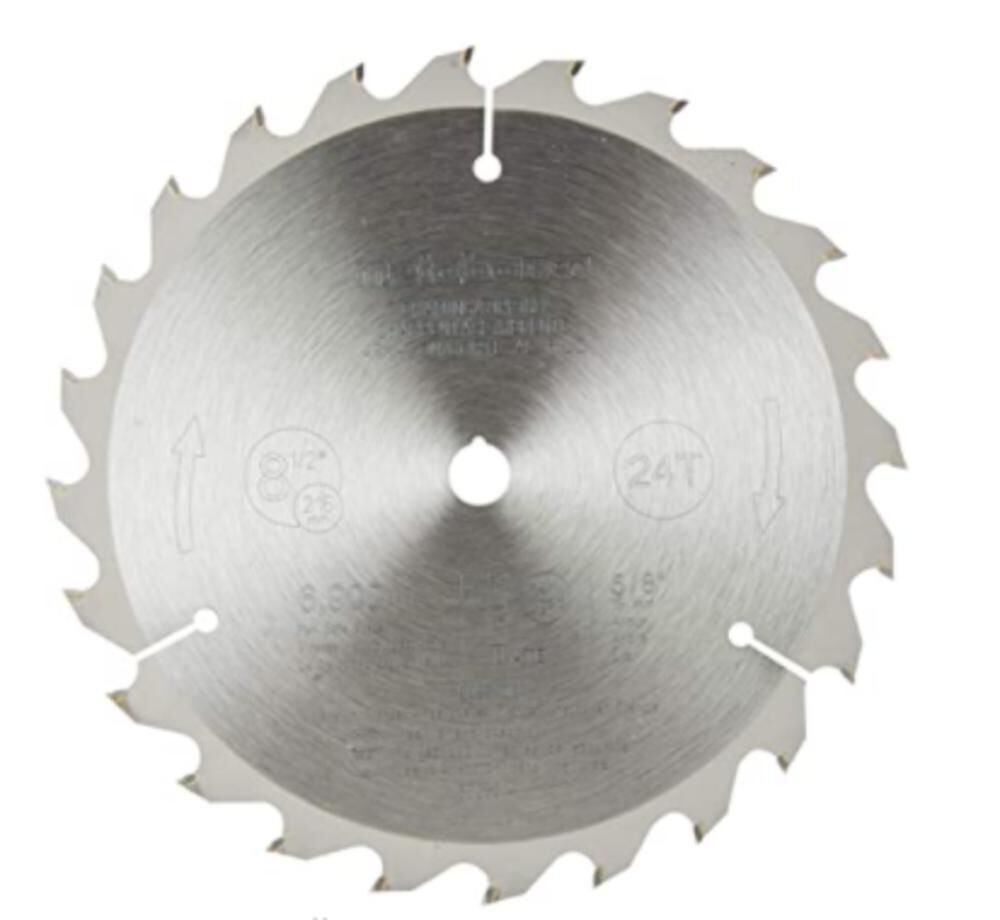 Metabo HPT Miter Saw Blade 8 1/2in Framing/Ripping Blade 24T 5/8in Arbor Tungsten Carbide Tip