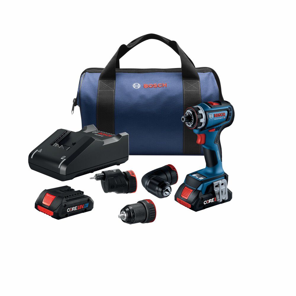 Bosch 18V Drill Driver Kit with 5-In-1 Flexiclick System Reconditioned