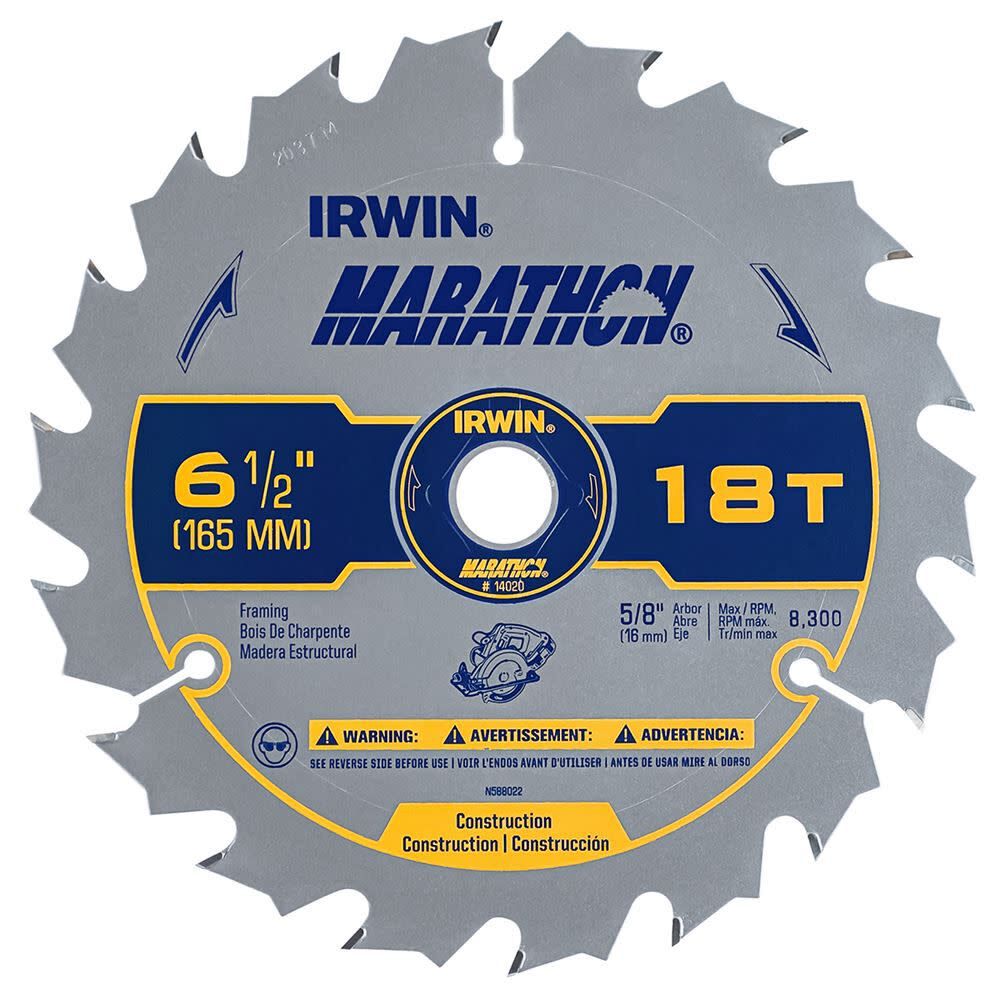 Irwin 6-1/2 In. 18T MARATHON Saw Blade