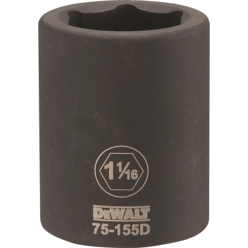 DEWALT 3/4 Drive X 1-1/16 6PT Standard Impact Socket
