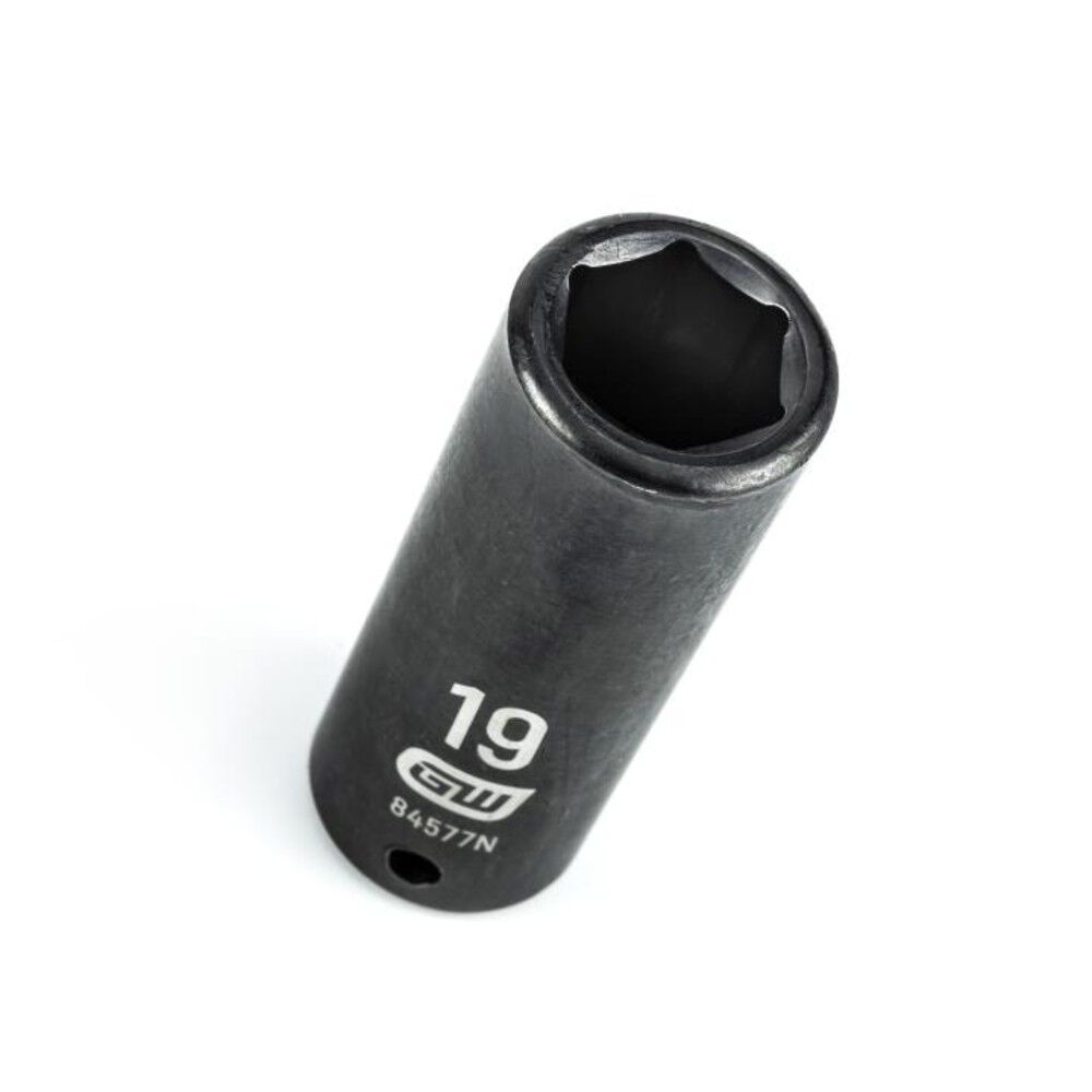 GEARWRENCH 1/2 In. Drive 6 Point Deep Impact Metric Socket 19mm