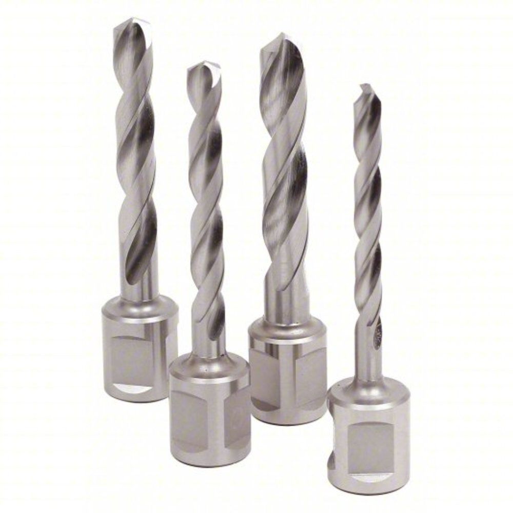 Fein Slugger HSS Twist Drill Bit Set with 3/4 Inch Straight Shank Kit 4pc