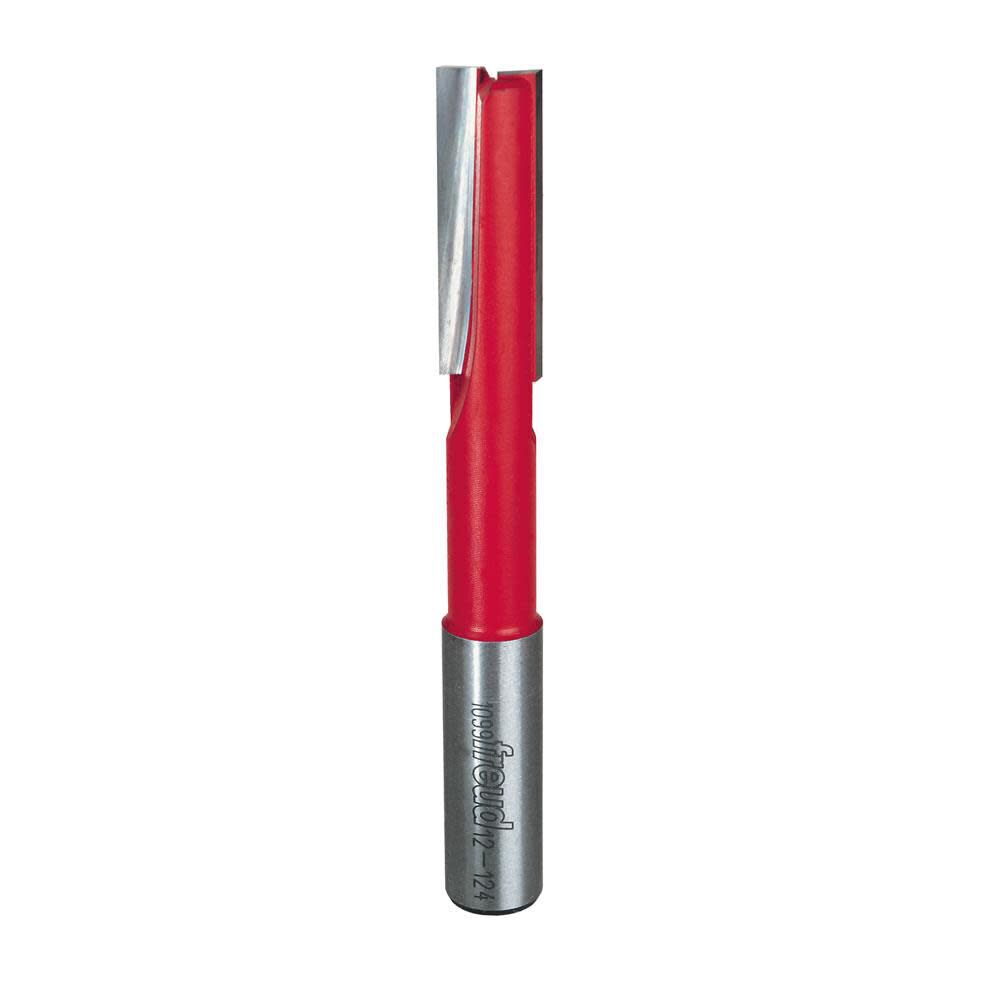 Freud 1/2 In. (Dia.) Double Flute Straight Bit with 1/2 In. Shank
