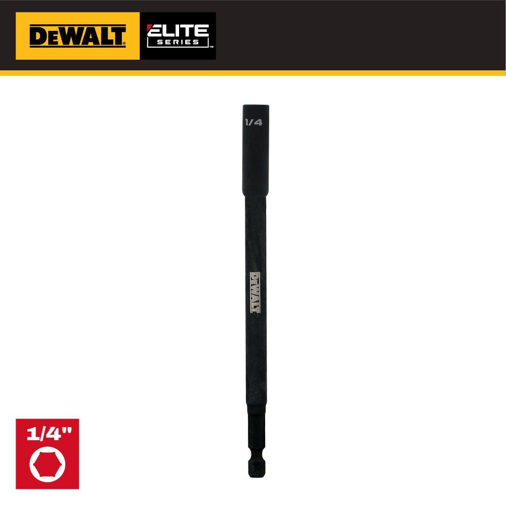 DEWALT ELITE SERIES 6 Inch x 1/4 Inch Nut Driver