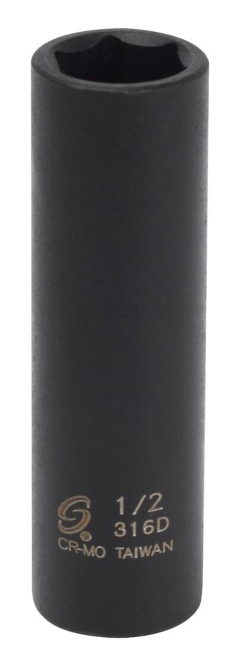 Sunex 3/8 Inch Drive 1/2 Inch Deep Impact Socket