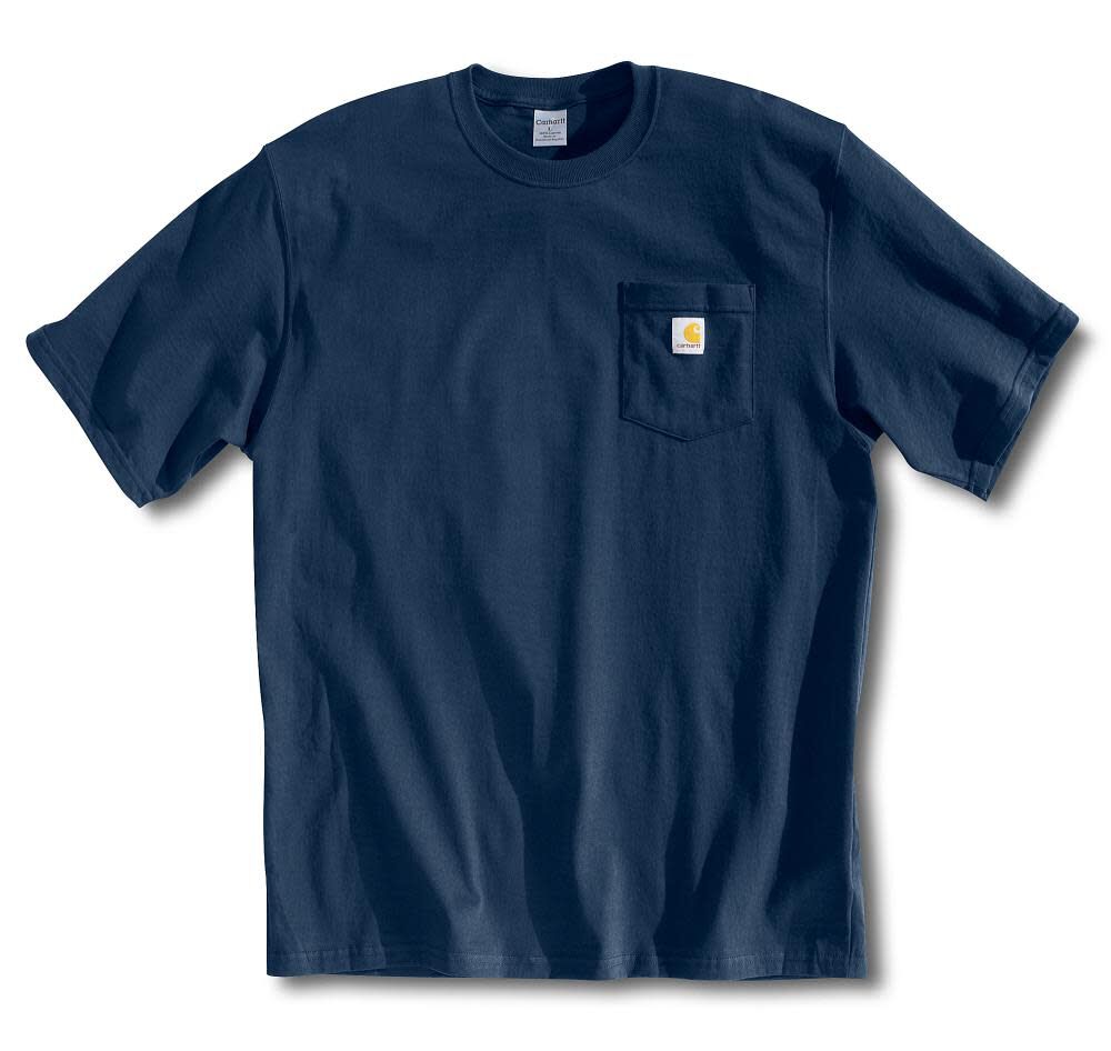 Carhartt Men’s Workwear Pocket T-Shirt Navy 3Xl Tall
