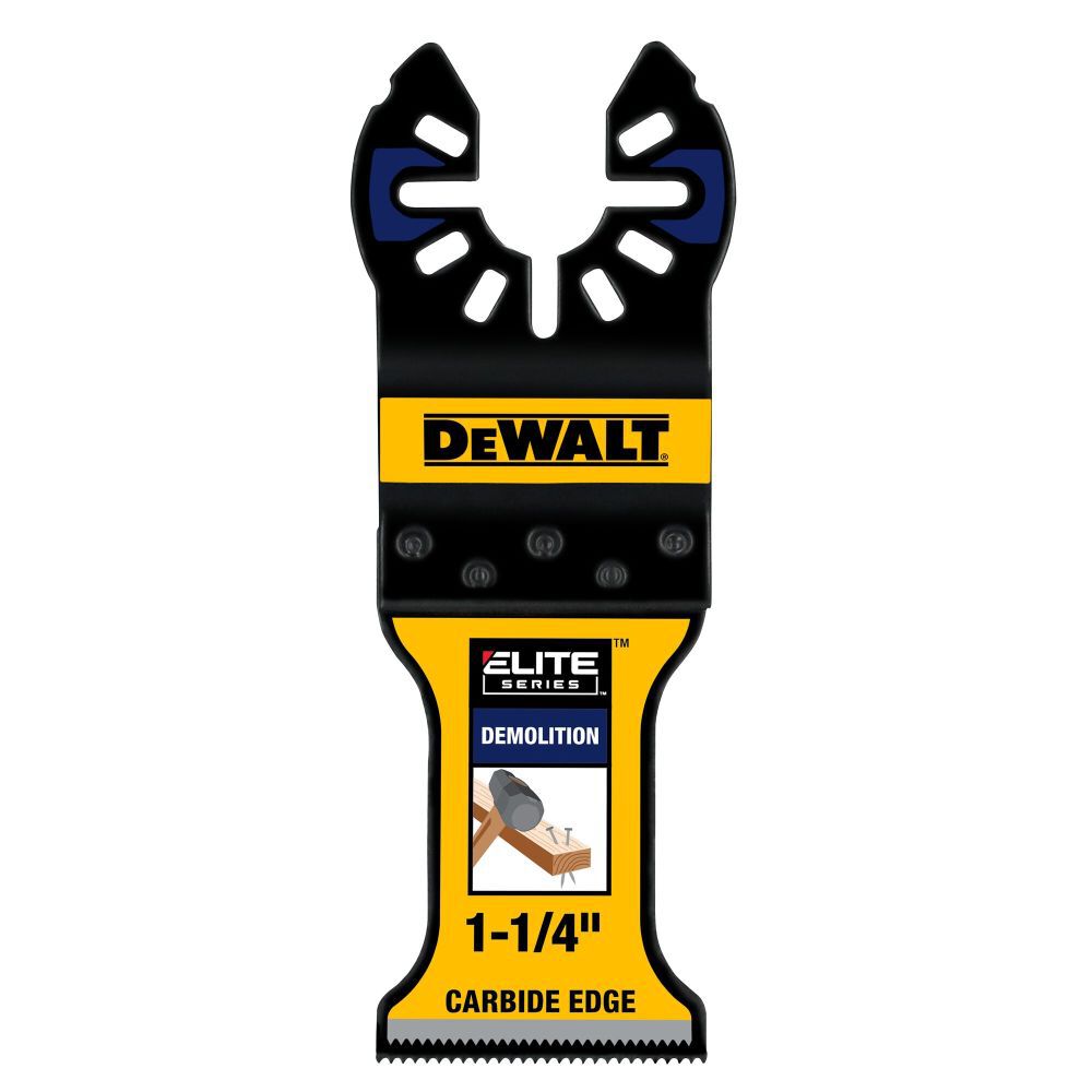 DEWALT ELITE SERIES 1-1/4 Inch Demolition Carbide Edge Oscillating Blade