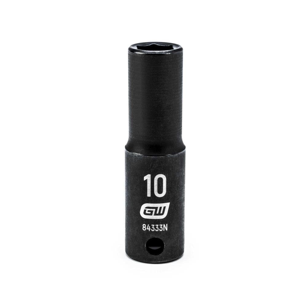 GEARWRENCH 3/8in Drive 6 Point Deep Impact Metric Socket 10mm