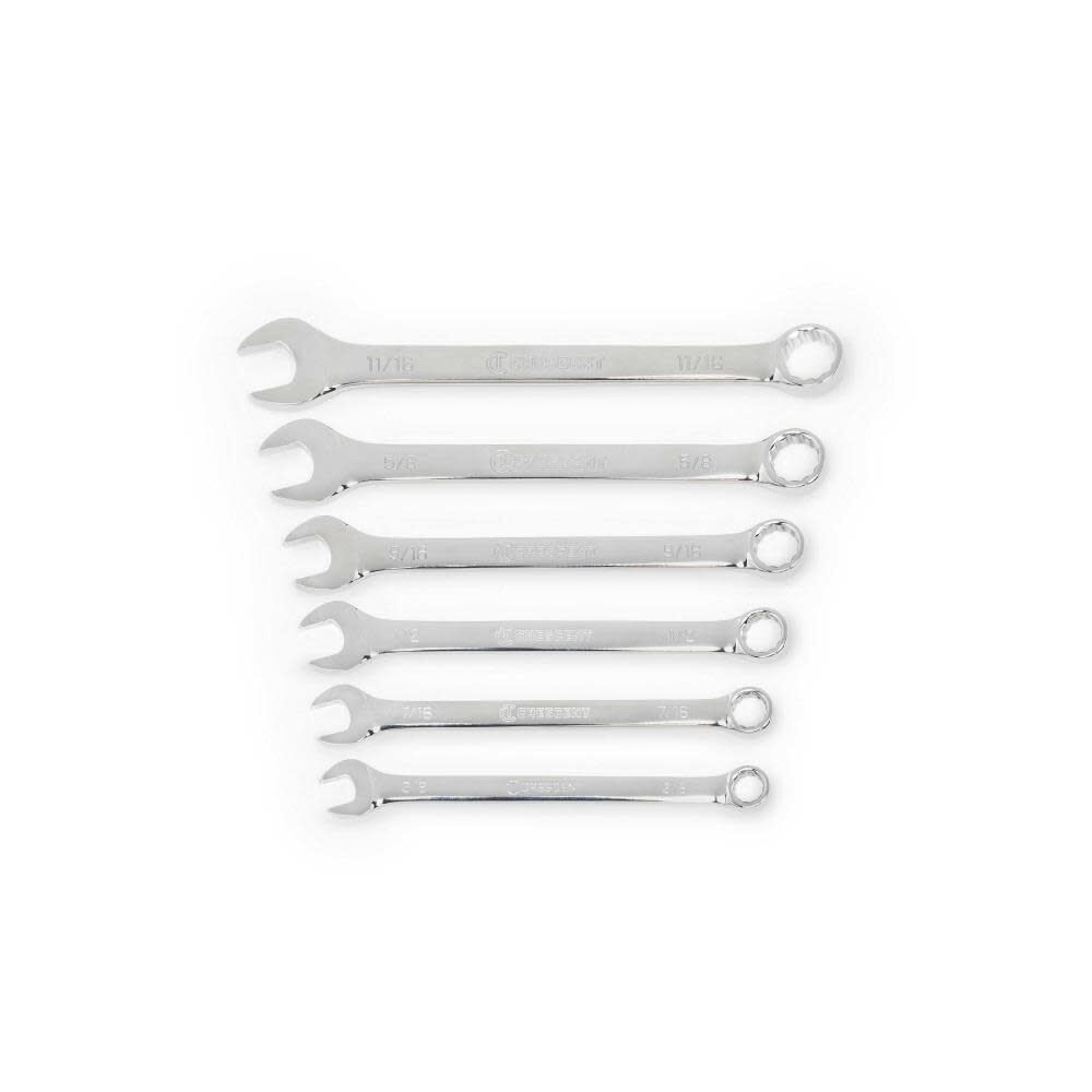 Crescent SAE Combination Wrench Set 12 Point 6pc