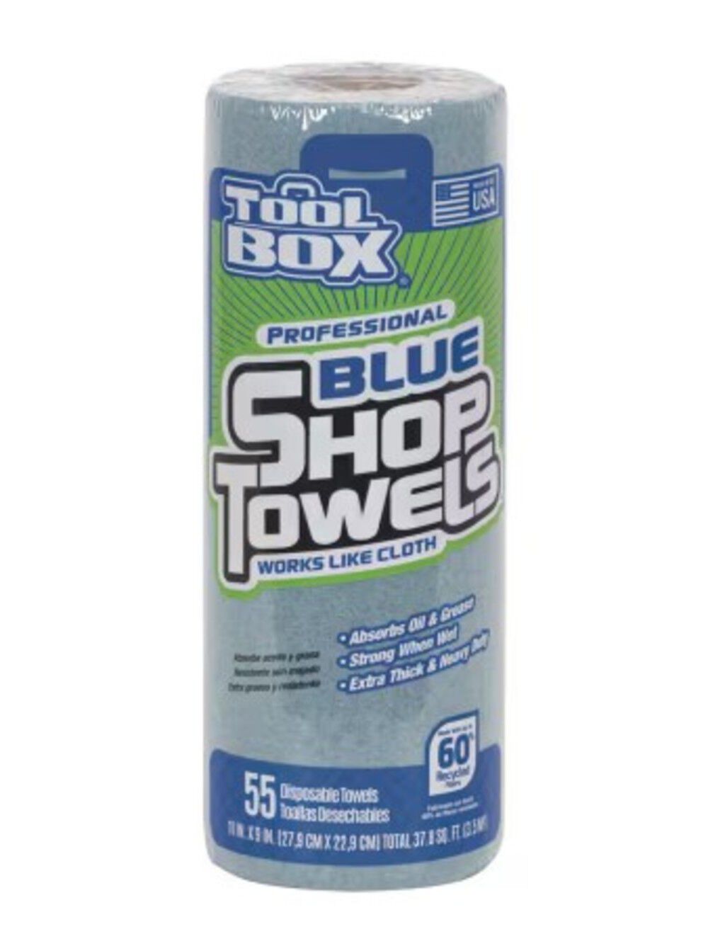 Sellars Blue Shop Towels, 9 X 11 Inches