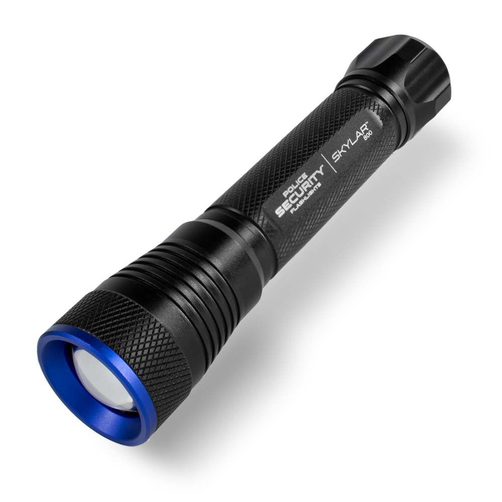 Police Security SKYLAR 800 Lumens 6 AA Alkaline Battery Powered LED Flashlight