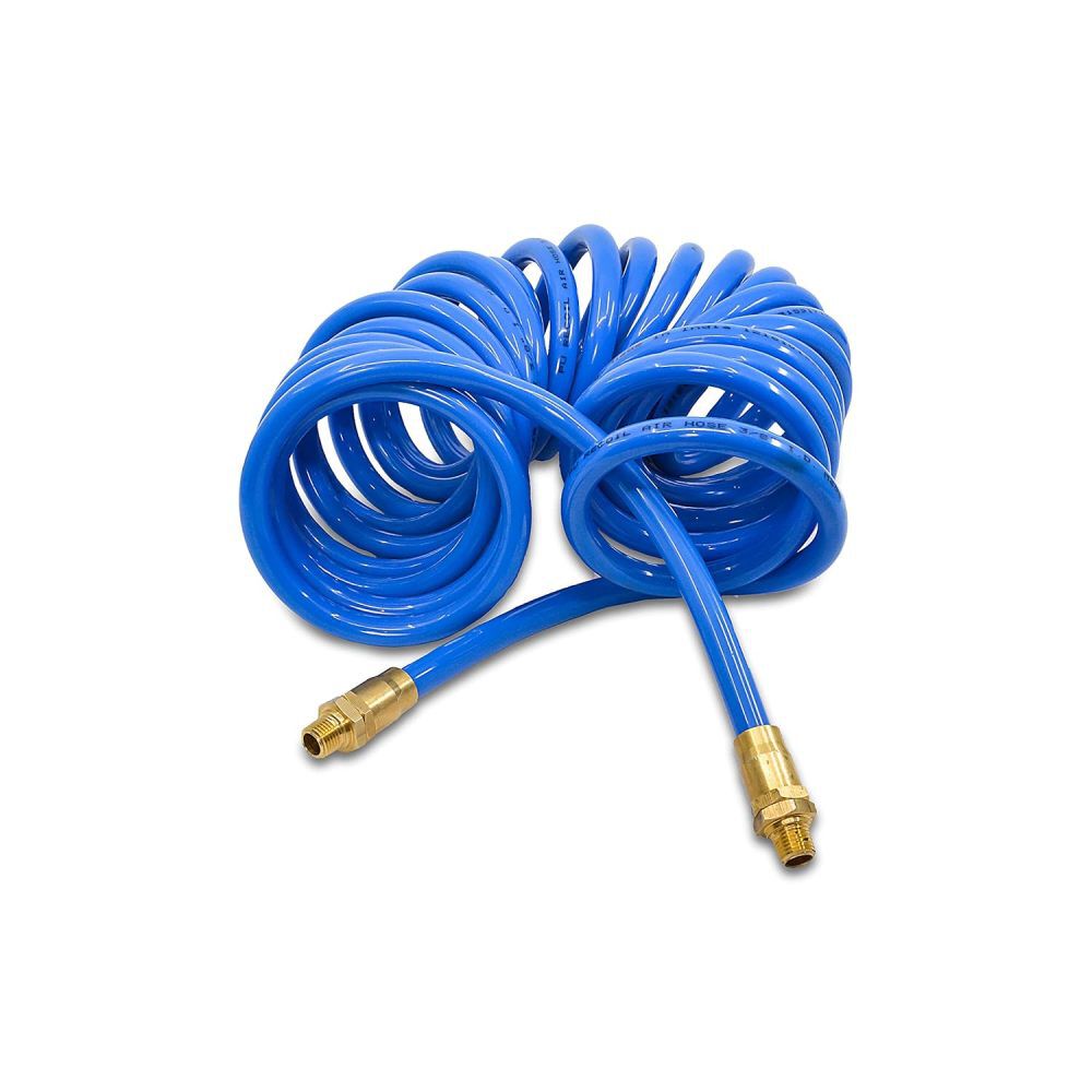 BluBird 3/8 Inch x 15 Ft Polyurethane Recoil Air Hose
