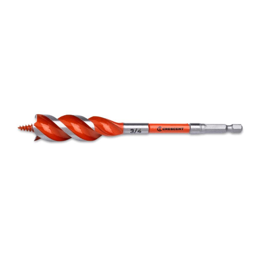 Crescent 3/4 Inch x 6 Inch High Speed Auger Drill Bit