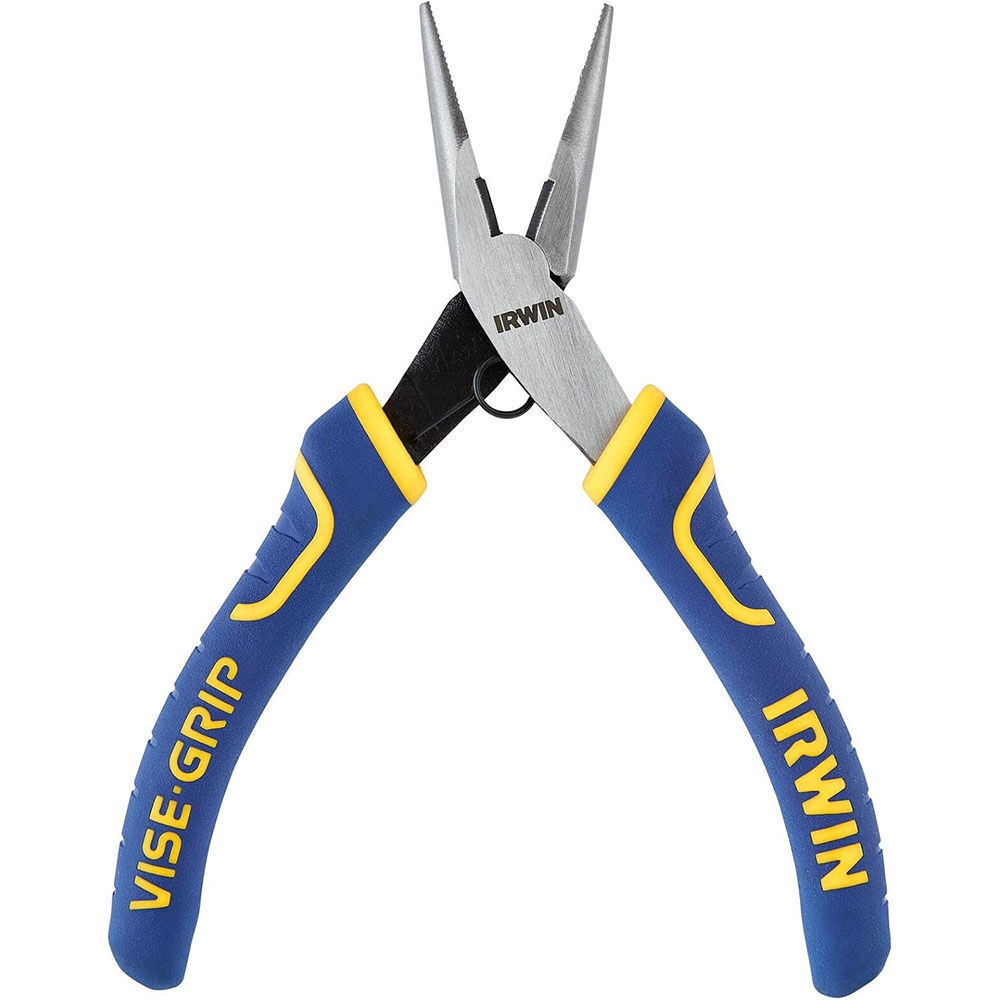 Irwin 5-1/4 In. Long Nose Pliers with Cutter & Spring