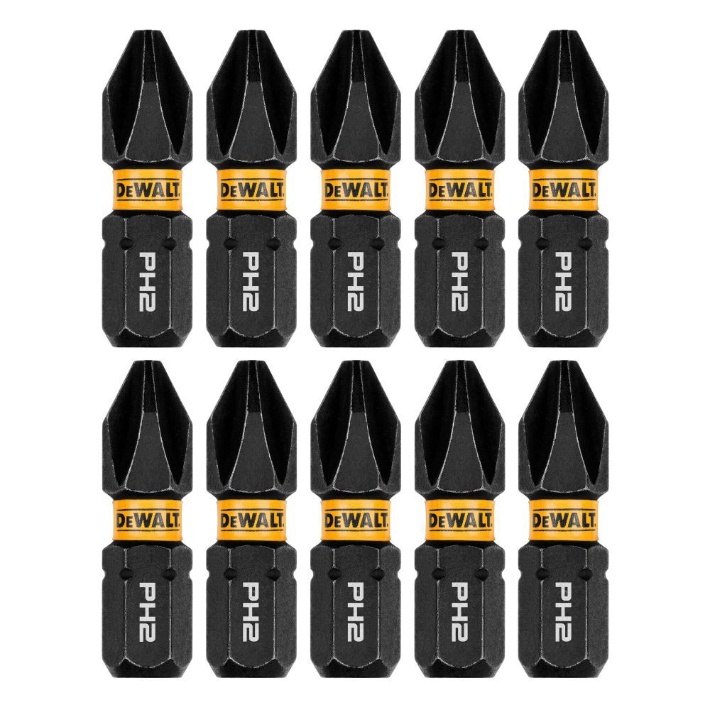 DEWALT ELITE SERIES 1 Inch Bits For PH2 10 Pieces