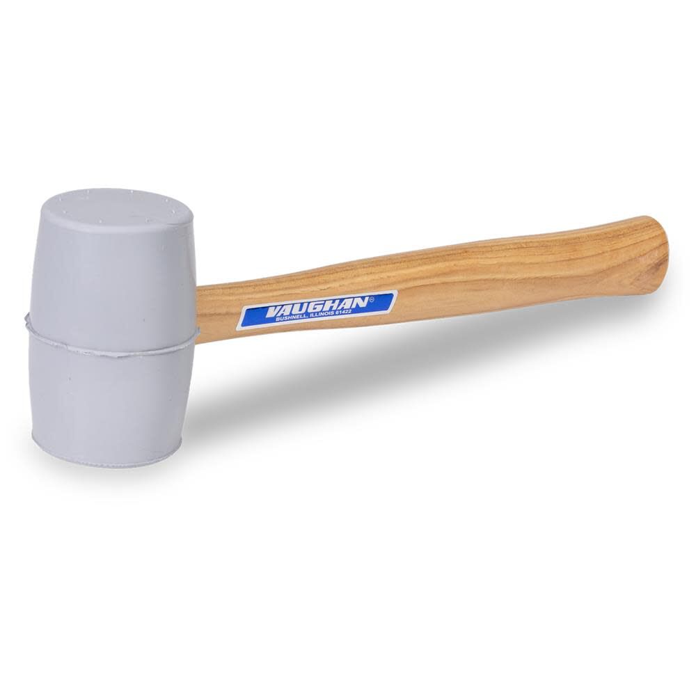 Vaughan 20 Oz 2-1/4 Inch Rubber Mallet White