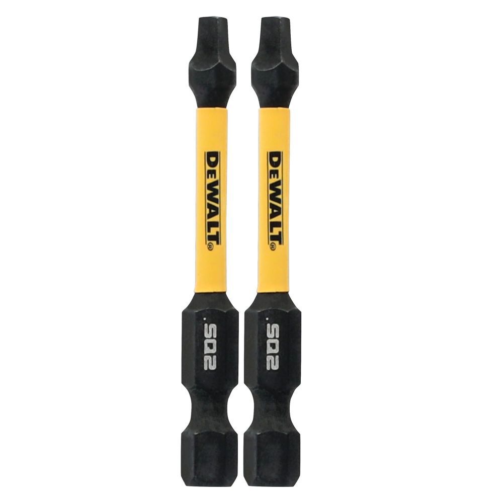 DEWALT Elite Series 2-1/4 Inch SQ2 Bits, 2 Pieces